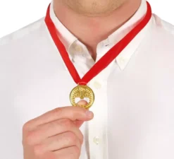 Collana apribottiglie con nastro rosso