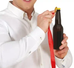 Collana apribottiglie con nastro rosso