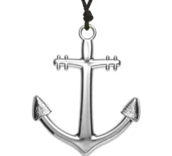 Collana con ancora in argento