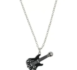 Collana con chitarra elettrica