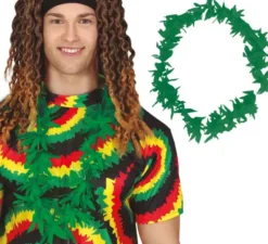 Collana con foglie di marijuana