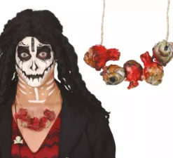Collana con occhi sanguinanti