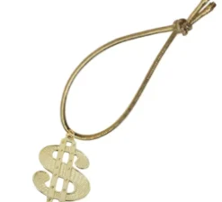 Collana con simbolo del dollaro