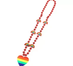 Collana cuore arcobaleno