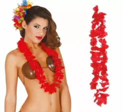 Collana di fiori hawaiana in vari colori