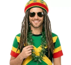 Collana Foglia di Marijuana per adulti 55 cm
