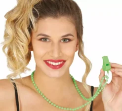 Collana Neon con fischietto assortito