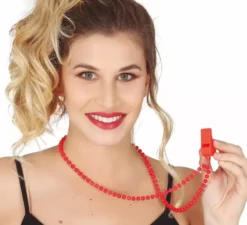 Collana Neon con fischietto assortito