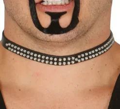 Collana o girocollo punk o sado di diamanti