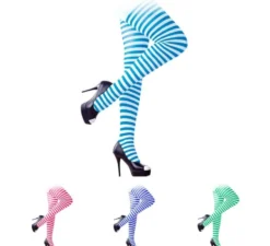 Collant a Righe Bianchi per Adulti in diversi colori