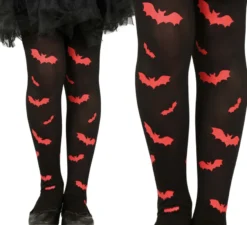 Collant pipistrello rosso per bambini