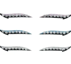 Confezione da 6 adesivi per eyeliner con strass
