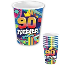 Confezione da 6 bicchieri anni '90 da 240 ml