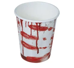 Confezione da 6 bicchieri con sangue 10 cm