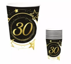 Confezione da 6 bicchieri da 240 ml (90 cm) 30 anni