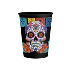Confezione da 12 bicchieri del Giorno dei Morti da 9Oz/250 ml