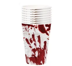 Confezione da 6 bicchieri di sangue da 355 ml (11 cm)