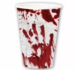 Confezione da 6 bicchieri di sangue da 355 ml (11 cm)
