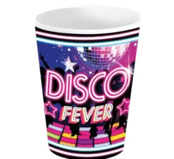 Confezione da 6 bicchieri Disco Fever da 240 ml/9 cm