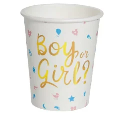 Confezione da 6 bicchieri È un ragazzo o è una ragazza