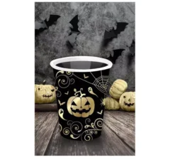 Confezione da 6 Bicchieri Zucca Oro da 240 ml (9 cm)