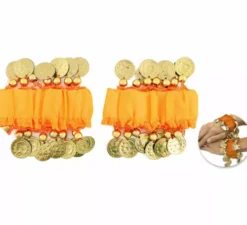 Confezione da 2 braccialetti con monete in vari colori