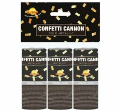 Confezione da 3 cannoni d'oro da 10,5 cm