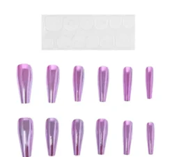 Confezione da 13 chiodi autoadesivi effetto metallo rosa