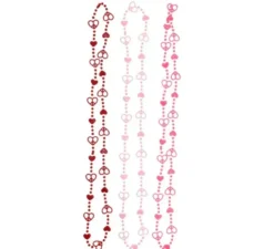 Confezione da 3 Collane Cuore da 42 cm colori assortiti