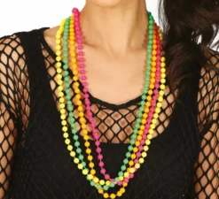Confezione da 4 collane neon per adulti