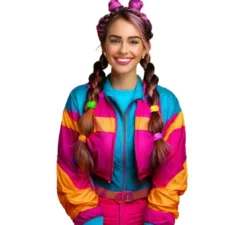 Confezione da 5 elastici per capelli neon in colori assortiti