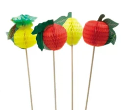 Confezione da 144 Frutti Spiedini Assortiti da 15 cm