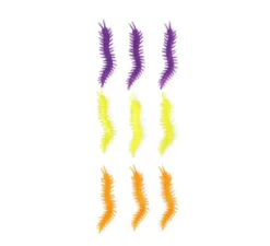 Confezione da 9 millepiedi decorativi multicolori