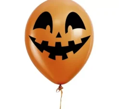 Confezione da 10 Palloncini Faccia Zucca da 30 cm