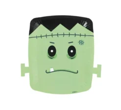 Confezione da 6 Piatti Carta Green Monster 26x25 cm