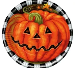 Confezione da 10 piatti con zucca 23 cm