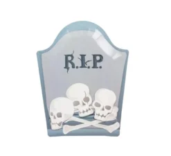Confezione da 6 Piatti in Carta Tombstone 21x26 cm
