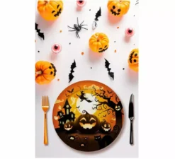 Confezione da 6 Piatti Zucca da 23 cm