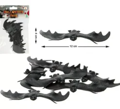 Confezione da 6 pipistrelli 12 cm