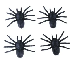 Confezione da 4 ragni 10 cm