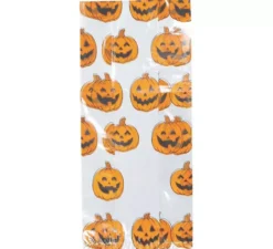 Confezione da 20 Sacchetti Caramelle Zucca 28X13 cm