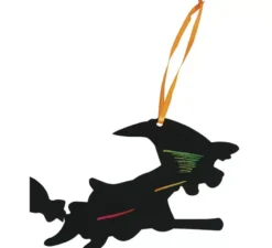 Confezione da 6 sagome di Halloween da colorare 12 cm