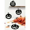 Confezione da 4 sagome di zucca nera
