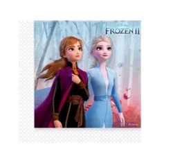 Confezione da 20 tovaglioli di carta Frozen 2 33x33 cm