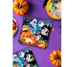 Confezione da 12 Tovaglioli Zucca da 33x33 cm