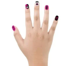 Confezione da 12 unghie da vampiro con adesivo per bambini