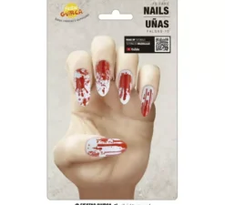 Confezione da 10 Unghie Insanguinate con colla