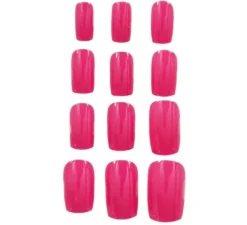 Confezione da 12 unghie neon per donna in vari colori