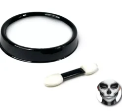 Confezione trucco bianco a base acqua con pennello