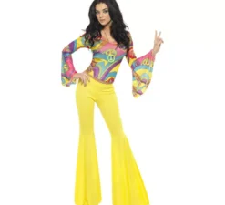 Cool costume hippie anni '70 per una donna